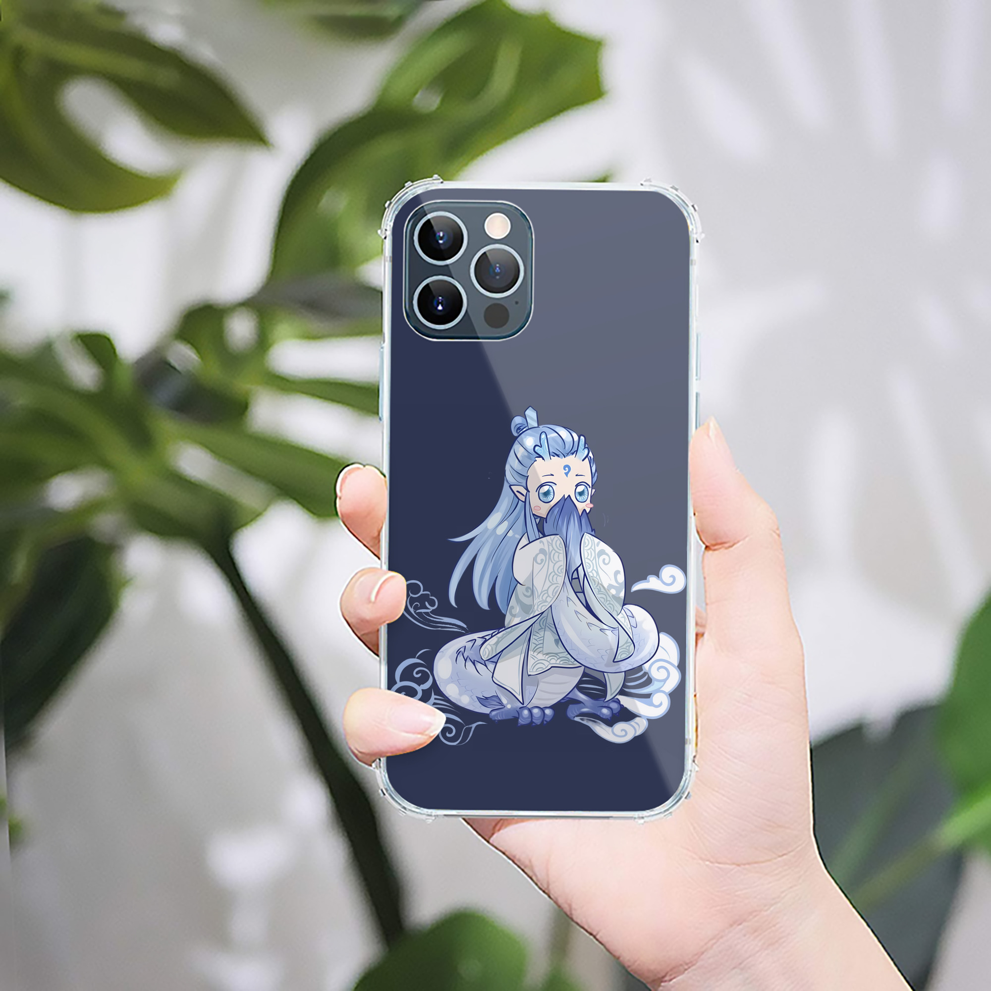 （画像用） Ne Zha 2 ナタ 魔童の大暴れ 【iPhone 12シリーズ対応】透明スマホケース（クリアソフトケース）